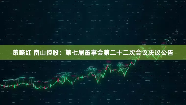 策略红 南山控股：第七届董事会第二十二次会议决议公告